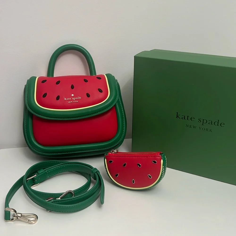 Kate Spade RARE Collectable Watermelon Bag and Coin Purse Sold Separately